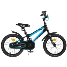 Детский велосипед GRAFFITI Deft 16", черный/голубой 5267469