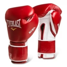 Боксерские перчатки Everlast Боксерские перчатки Everlast Mx Training на липучке красные 14 унций