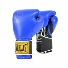 Боксерские перчатки Everlast Боксерские перчатки Everlast тренировочные 1910 Classic синие 14 унций