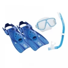 Комплект TUSA Sport UPR0101 маска трубка ласты р.M (36-42) синий