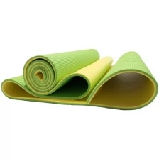Коврик для йоги и фитнеса ORIGINAL FIT.TOOLS FitTools Banana Lime, зелёный
