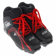 Ботинки лыжные Trek Level 2 NNN ИК, цвет чёрный, лого красный, размер 35 Trek 3858035 .