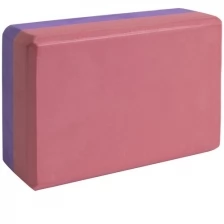 Блок для йоги IRONMASTER бордовый-фиолетовый IR97416B2