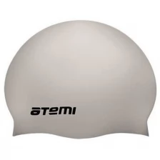 Шапочка для плавания дет. ATEMI, силикон (серебро) TC308