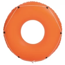 Надувной круг для плавания Bestway, 36120, 119 см, шнур по окружности, оранжевый, от 12 лет