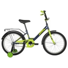 Детский велосипед FOXX 20" SIMPLE синий, сталь, тормоз нож, крылья, багажник 203SIMPLE.BL21
