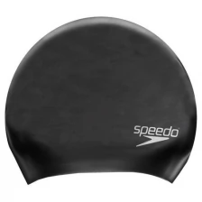 Шапочка для плавания SPEEDO Long Hair Cap, 8-061680001, черный, силикон