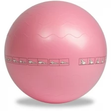Гимнастический мяч IRONMASTER 65 см розовый