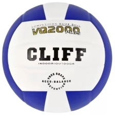 Мяч волейбольный CLIFF VQ2000, 5 размер, PU, бело-синий