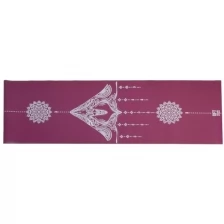 Коврик для йоги и фитнеса ORIGINAL FIT.TOOLS для йоги 2.5 мм пурпурный в сумке с ремешком для йоги