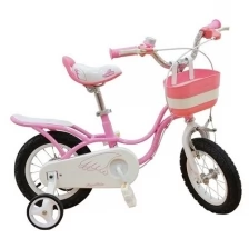 Детский велосипед Royal-baby Royal Baby Little Swan 12, год 2020, цвет Розовый