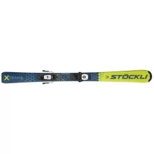 Горные лыжи Stockli X-Team + L6 J70 Black/White (130-140) (21/22) (130)