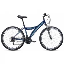 Велосипед Forward DAKOTA 26 2.0 (26 18 ск. рост 16.5) 2020-2021 черный/голубой RBKW1M16E002