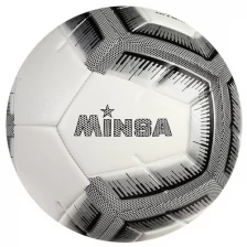 Мяч футбольный MINSA, размер 5, 12 панелей, TPE, 3 подслоя, машинная сшивка, 400 г