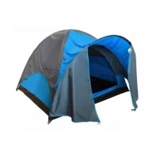 Палатка трекинговая трехместная LANYU LY-1705, синий/серый