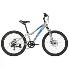 Велосипед для подростков Stark Rocket 24.2 D серебристый/голубой/серый (HD00000292)