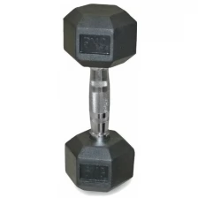 Гантель шестигранная обрезиненная Harper Gym Pro Series NT162 6 кг