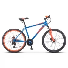 Горный велосипед Stels Navigator 500 MD F020 (2021) синий/красный 20"