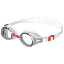 Очки для плавания SPEEDO Hydropure, 8-126698142, прозрачные линзы, белая оправа