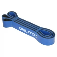 ONLITOP Эспандер ленточный, многофункциональный, 208 х 3,2 х 0,45 см, 15-40 кг, цвет синий/чёрный