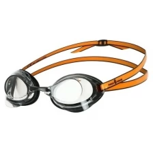Очки для плавания стартовые Turbo Racer II, M0458 08 0 01W, цвет чёрный/оранжевый