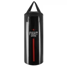 Мешок боксёрский FIGHT EMPIRE, на ленте ременной, чёрный, 80 см, d=31 см, 25 кг
