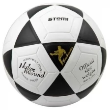 Мяч футбольный Atemi Goal Pvc бел/чёрн., р.5, ламинированный
