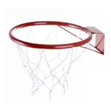 Корзина баскетбольная, баскетбольное кольцо, металлическое, с сеткой, диаметр 29,5 см.