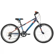 Подростковый велосипед NOVATRACK 24" Extreme 6.V рама 11", синий 24SH6SV.EXTREME.11BL21
