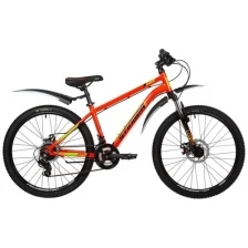 Подростковый велосипед STINGER BIKE Stinger 24" Element EVO размер 14", оранжевый 24AHD.ELEMEVO.14OR2