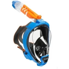 Маска полнолицевая Oceanreef ARIA QR+ с держателем камеры, Цвет - синий;Размер - S/M