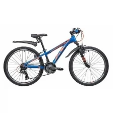 Велосипед NOVATRACK EXTREME 24" (2019) (Велосипед NOVATRACK 24" EXTREME, алюм.рама 13" синий, 21-скор, TY300/TS38/TZ500, V-brake)