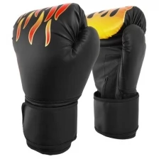 Перчатки боксёрские, 8 унций, цвет чёрный