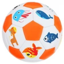 Мяч футбольный детский, размер 2, PVC, микс./В упаковке шт: 1