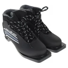 Ботинки лыжные Трек Skiing ИК NN75 (черный, лого серый) (р.34) Trek 7149360