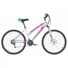 Велосипед взрослый Black One Alta 26 D белый/розовый/голубой 16 (HQ-0005363)