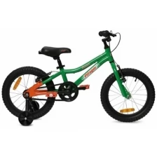 PIFAGOR детский велосипед Rowan - 18 дюймов (зеленый-оранжевый)