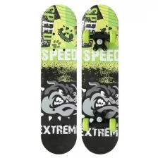 Скейтборд подростковый"SPEED Extreme" 62 х 16 см, колеса PVC 50 мм, пластиковая подвеска Onlytop 716 .