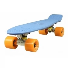 Скейтборд Triumf Active TLS-401 - синий с оранжевыми колесами