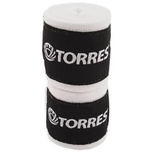 TORRES Бинт боксёрский эластичный TORRES PRL62017W, длина 3,5 м, ширирина 5,5 см, 1 пара, цвет белый