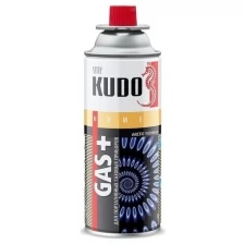 Газ универсальный KUDO, под цанговый клапан, аэрозоль, 520 мл., комплект 12 шт.