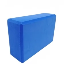 Блок для йоги, кирпичик, голубой 23х15х7.6