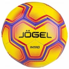 Мяч футбольный Jögel Intro №5, желтый (5)