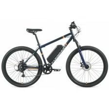 Электровелосипед Forward VOLCANO 27,5 2.0 disc 250w 2021 рост. 19" темно-синий