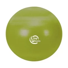 Мяч гимнастический Lite Weights 1866LW (65см, антивзрыв, с насосом, салатовый)