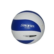 Мяч волейбольный/Мяч пляжный/Мяч для волейбола/Волейбольный мяч SPRINTER VS1003, Цвет бело-синий, размер: 5.