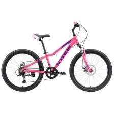 Велосипед Stark Bliss 24.1 D (2021) 12" розовый/фиолетовый/белый