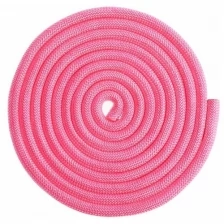 Скакалка для гимнастики 3 м, утяжеленная, с люрексом, цвет розовый