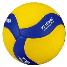 Мяч волейбольный утяжеленный MIKASA VT1000W, р 5, синт.кожа, вес 1000г