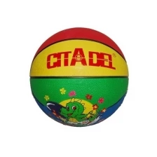 Мяч баскетбол/баскетбольный мяч/ Мяч для игры в баскетбол SPRINTER, детский. Размер 3. Цвет: мультицвет, яркий дизайн для детей.